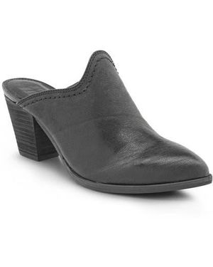 Frye Reed Western Mule - Gray