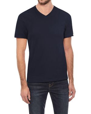 Xray Jeans V-Neck Cotton Blend T-Shirt - Black