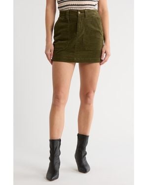Sanctuary Corduroy Coast Miniskirt - Green