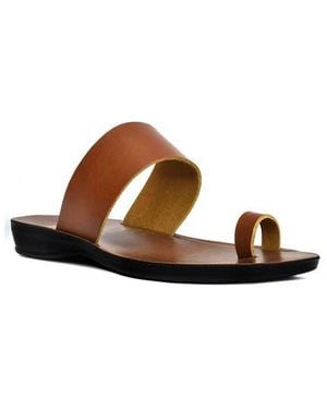 Aerosoft Viewl Vintage Arch Toe Loop Sandal - Brown