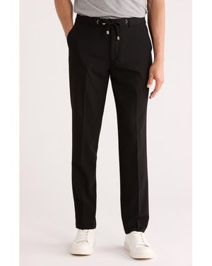 Scotch & Soda Seersucker Flat Front Pants - Black
