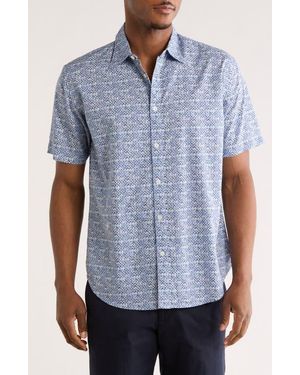 COASTAORO Falan Button-Up Shirt - Blue