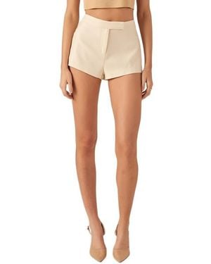 Endless Rose Low Rise Shorts - Natural