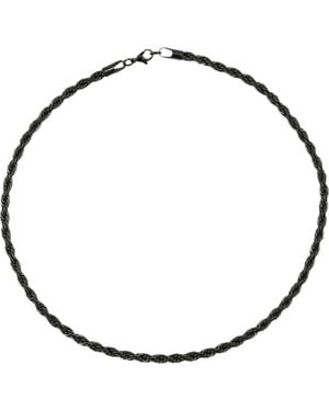 Rebel Twist Chain Necklace - White