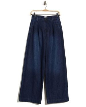 Scotch & Soda High Waist Wide Leg Jeans - Blue