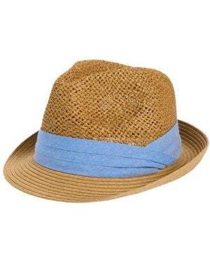 Nordstrom Paper Straw Fedora - Blue