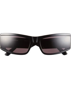 Balenciaga 66Mm Cat Eye Sunglasses - Black