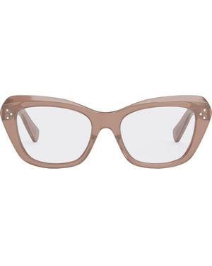 Celine 52Mm Cat Eye Reading Glasses - Brown