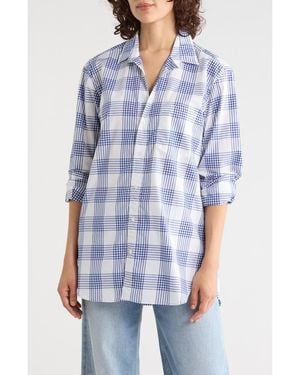 Frank & Eileen Boyfriend Button-Up Shirt - Blue