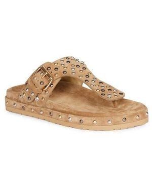Saint G. Boston Slide Sandal - Brown