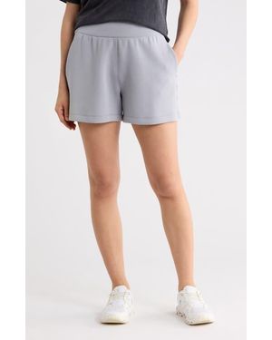 90 Degrees Seasoft Softlite Mid Rise Shorts - Gray
