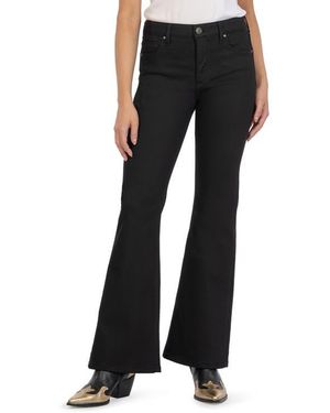 Kut From The Kloth Stella Fab Ab High Waist Flare Jeans - Black