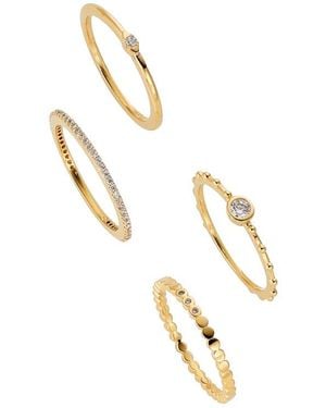 Nadri Daylight Stacking Rings - Metallic