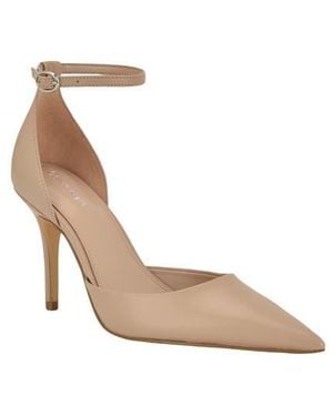Calvin Klein Olettia Ankle Strap Pointed Toe Pump - Multicolor