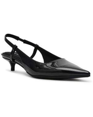 Anne Klein Shorty Slingback Pump - Black