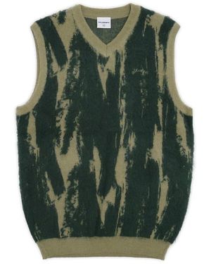 STUDENTS Cimarron Wool Blend Knit Vest - Green