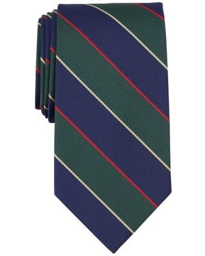 Brooks Brothers Og Stripe Silk Blend Tie - Blue