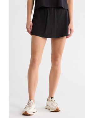 90 Degrees Lightstreme Hybrid Pleated Skort - Black