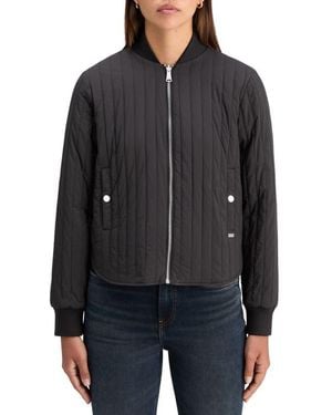 Scotch & Soda Elevated Reversible Bomber Jacket - Black