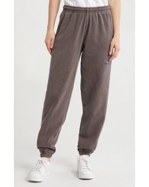 iets frans... Cotton Blend Sweatpants - Brown