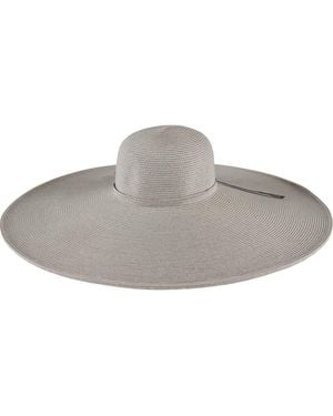 San Diego Hat Ultrabraid Xl Brim Straw Sun Hat - Gray