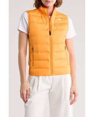 Reiss X Mclaren Foster Quilted Vest - Orange