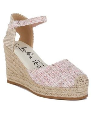 LONDON RAG Regatta Platform Wedge Espadrille - White