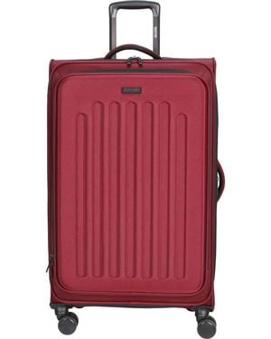 Kenneth Cole The Venturer 28 Inch Checked Suitcase - Red