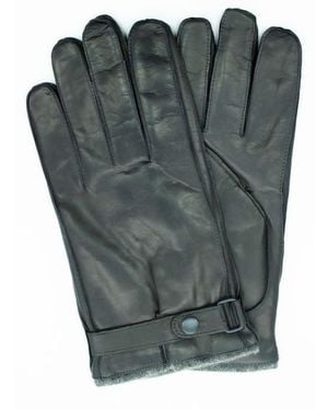 Portolano Nappa Leather Belted Gloves - Green