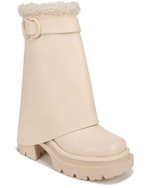Circus by Sam Edelman Noah Faux Fur Trim Platform Boot - Natural