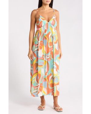 Billabong Carefree Midi Dress - Multicolor