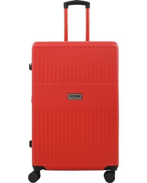 TRUE RELIGION 30 Inch Hardside Spinner Suitcase - Red