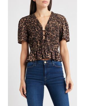 Rails Portia Shirred Top - Black
