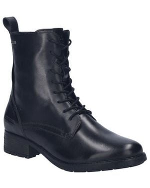 Josef Seibel Kate Waterproof Lace Up Bootie - Blue