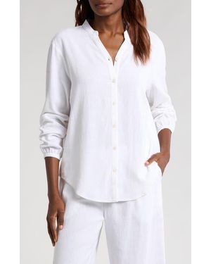 Barefoot Dreams Malibu Collection Sleep Top - White