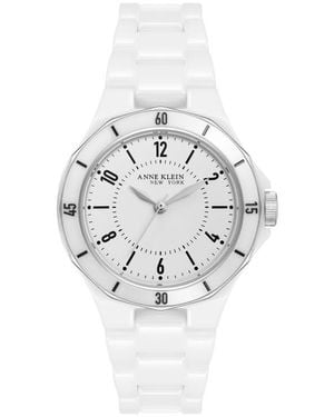 Anne Klein Two-Tone Bracelet Watch, 35Mm - White