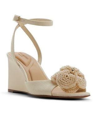 Ted Baker Bridget Ankle Strap Wedge Sandal - Natural