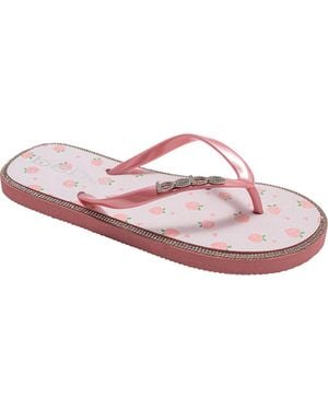 Bebe Peach Flip Flop - Pink