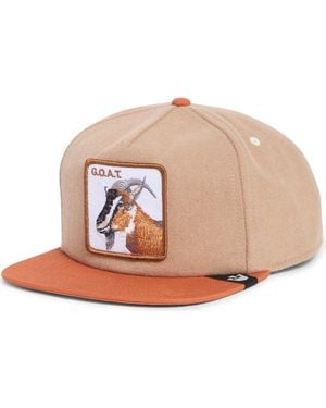 Goorin Bros Alpine Base Goat Patch Baseball Cap - Brown