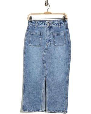 Scotch & Soda The Denim Pencil Skirt - Blue