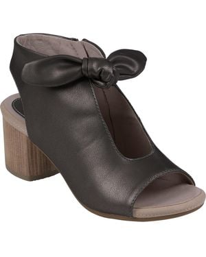 Gc Shoes Kimora Bow Block Heel Bootie - Black