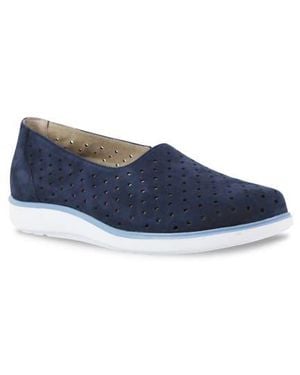 Munro Ridley Perforated Sneaker - Blue