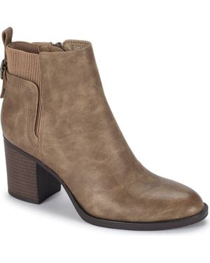 BareTraps Rhoslyn Block Heel Bootie - Brown