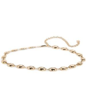 Steve Madden Chain Belt - White