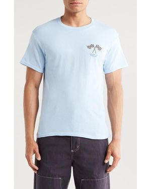 Retrofit World Tour Graphic T-Shirt - Blue