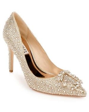 Badgley Mischka Embellished Pointed Toe Pumps - Multicolor