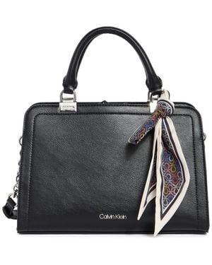Calvin Klein Azalea Satchel - Black