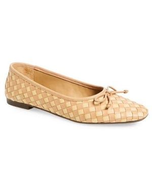 SCHUTZ SHOES Arissa Woven Ballet Flat - Natural