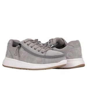 BILLY Footwear Comfort Leather Lo Sneaker - Gray