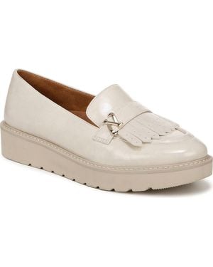 Naturalizer Expert Kilted Platform Loafer - White